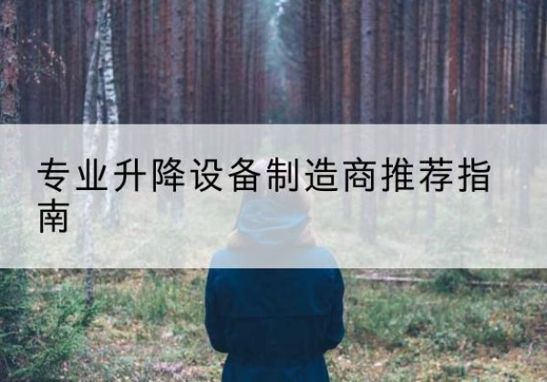延津电动剪叉升降平台厂家-专业升降设备制造商推荐指南